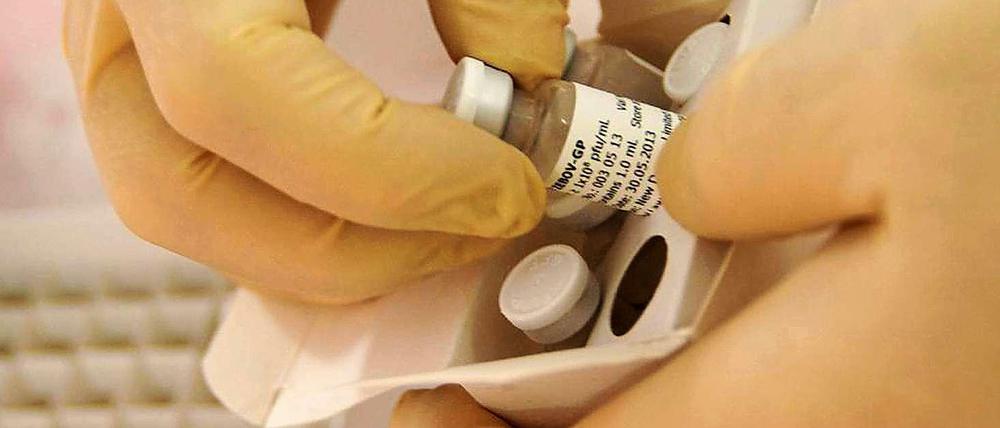 Der kanadische Impfstoff gegen Ebola.
