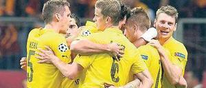 Es darf gefeiert werden. In der Champions League weist Borussia Dortmund eine makellose Bilanz auf – in der Bundesliga ist die Mannschaft davon weit entfernt.