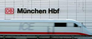 Mit Höchstgeschwindigkeit nach München.