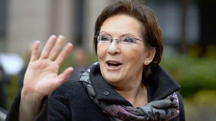 Trat beim EU-Klimagipfel als harte Verhandlerin auf: Polens Regierungschefin Ewa Kopacz.