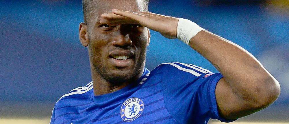 Hoher Sieg in Sicht: Chelseas Didier Drogbar steuerte ein Tor bei.