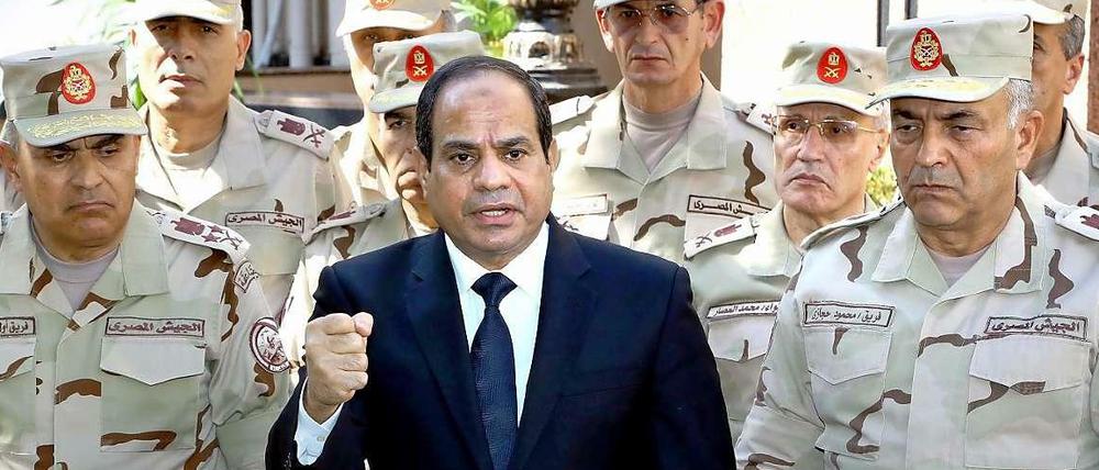 Verhängt den Ausnahmezustand: Agyptens Präsident Abdel Fattah al-Sisi.