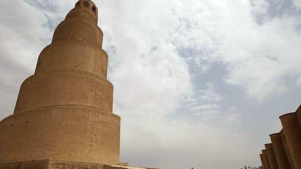 Das legendäre Spiral-Minarett in Samarra ist eins der letzten unzerstörten Relikte früher islamischer Kultur im Irak.