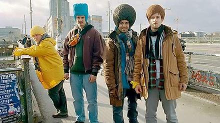 Comicfiguren mit musikalischem Anpruch: Die Darsteller des Beat-Box-Musicals. 