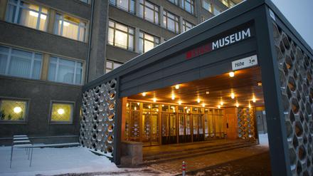 Blick auf Haus 1 der ehemaligen Stasi-Zentrale, wo sich heute das Stasi-Museum befindet.