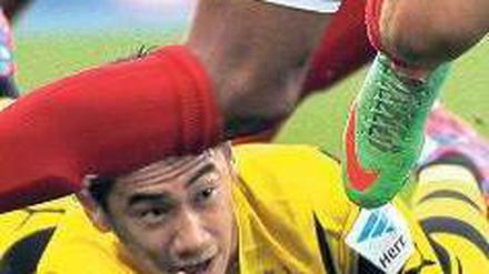 Untergepflügt. Rückkehrer Kagawa fehlt noch die Bindung zum BVB-Spiel.