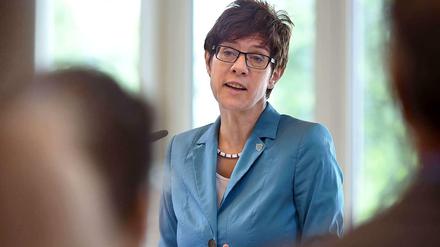 Annegret Kramp-Karrenbauer; Ministerpräsidentin des Saarlandes.
