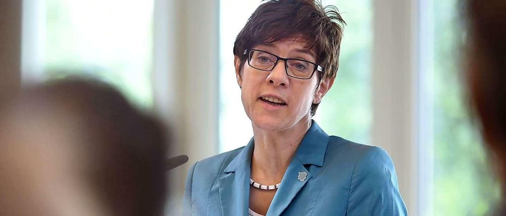 Annegret Kramp-Karrenbauer; Ministerpräsidentin des Saarlandes.