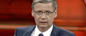 Günther Jauch bei seiner gleichnamigen Talkshow in Berlin.