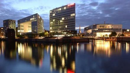 Das "Spiegel"-Verlagsgebäude in Hamburg.