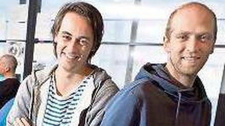Die Blendle-Gründer: Alexander Klöpping (li.) und Marten Blankesteijn.
