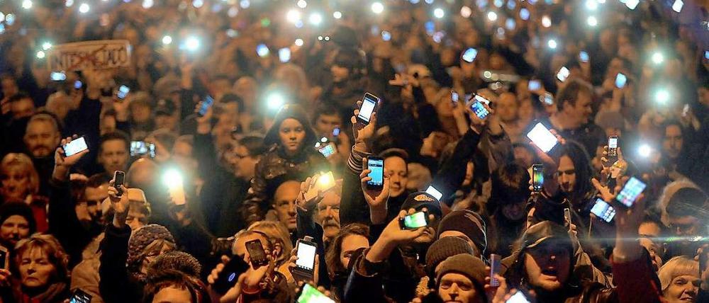Die Protestlichter werden voraussichtlich und leider ausgehen in Ungarn.