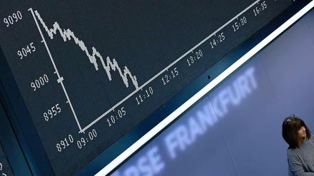 Die Aktienkurse an der Frankfurter Börse reagierten nach dem Stresstest nur anfangs positiv.