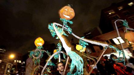 Friedlicher Halloween-Spaß in New York.