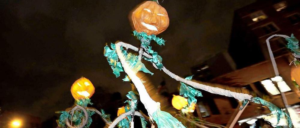 Friedlicher Halloween-Spaß in New York.