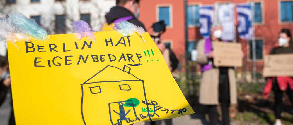 Zwei Wochen vor dem Volksentscheid ruft die Initiative „Deutsche Wohnen und Co. enteignen“ in Berlin zur Mietendemonstration auf.