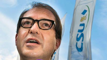 Bundesverkehrsminister Alexander Dobrindt (CSU).