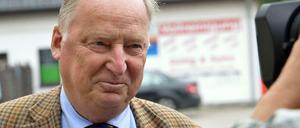 Verdrießliche Miene bei Alexander Gauland - der AfD-Chef Brandenburgs will seine Partei nach rechts abgrenzen.