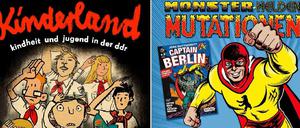 Für fast jeden Geschmack etwas dabei: Die Plakate für zwei der beschriebenen Veranstaltungen in Berlin.