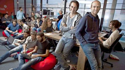 Das Team des Startups Blendle.