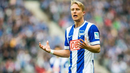 Wird Hertha BSC gegen Arminia Bielefeld im DFB-Pokal fehlen: Per Skjelbred.