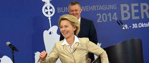 Bundesverteidigungsministerin Ursula von der Leyen (CDU) und ihr polnischer Amtskollege Tomasz Siemoniak.