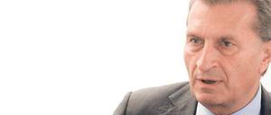 Günther Oettinger (61) war in den vergangenen fünf Jahren Energiekommissar. Unter dem neuen Kommissionschef Jean-Claude Juncker wird der CDU-Politiker das Ressort „Digitale Wirtschaft“ verantworten.