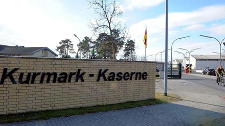 Die Bundeswehrkaserne im brandenburgischen Storkow.