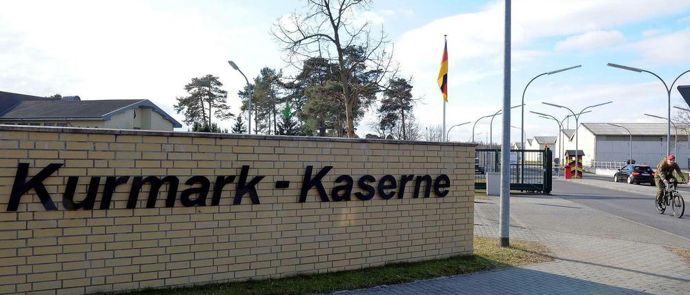 Die Bundeswehrkaserne im brandenburgischen Storkow.