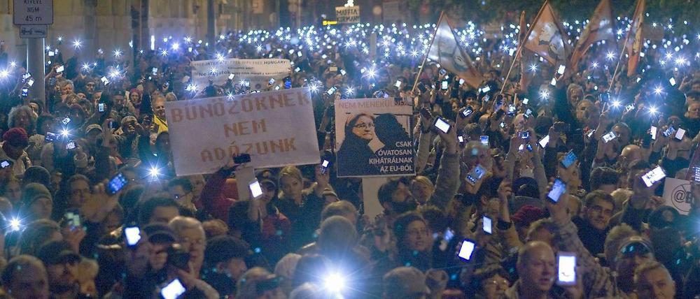 Foto von Demonstranten