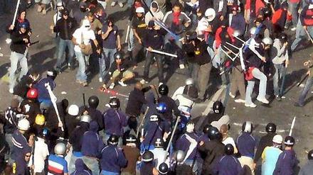 Fußball als Vorwand. Auf italienischen Straßen kommt es rund um die Ligaspiele regelmäßig zu Ausschreitungen.