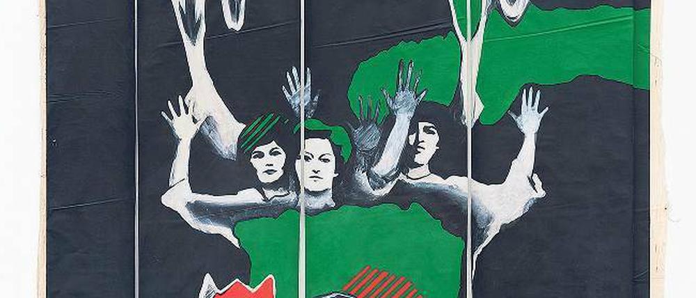 Reste einer Aufführung. „The Foyer, Rabcio Puppet Theater, Rabka-Zdrój, Poland“ (2013) von der polnischen Künstlerin Paulina Olowska.