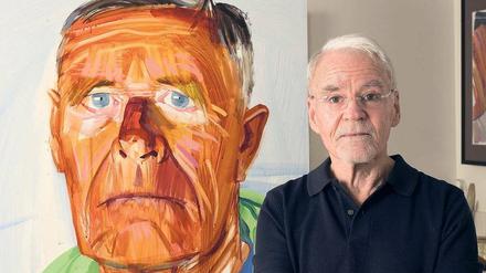 Allmählich ähneln sich Isherwood (l.) und Don Bachardy (r.) - das Porträt wurde vor 30 Jahren gemalt.