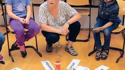 Zugang zur nationalen Sprache. Kinder in Chemnitz beim Deutschlernen.