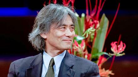 Kent Nagano, Hamburgs zukünftiger Generalmusikdirektor, spricht am 31. Oktober in Hamburg über seinBuch "Erwarten Sie Wunder!".