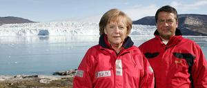 Bundeskanzlerin Angela Merkel (CDU) und ihr heutiger Vizekanzler Sigmar Gabriel (SPD) haben 2007 das deutsche Klimaziel für das Jahr 2020 formuliert. Die Treibhausgasemissionen sollen im Vergleich zu 1990 um 40 Prozent sinken. Gabriel war damals noch Umweltminister. Die beiden Politiker reisten 2007 nach Grönland, um sich vor schmelzenden Gletschern fotografieren zu lassen, und ihren Willen zum Klimaschutz zu bezeugen. 