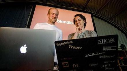 Die Blendle-Gründer Marten Blankesteijn (li.) und Alexander Klöpping.