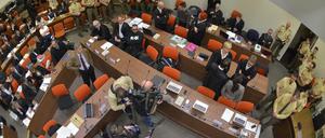 Der NSU-Prozess vor dem Oberlandesgericht München. Hier soll nächste Woche Carsten Sz., Deckname "Piatto", aussagen.