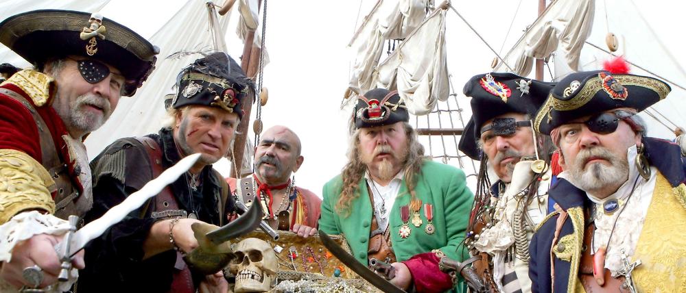 Echte oder falsche Piraten? Eigentlich leicht zu unterscheiden.