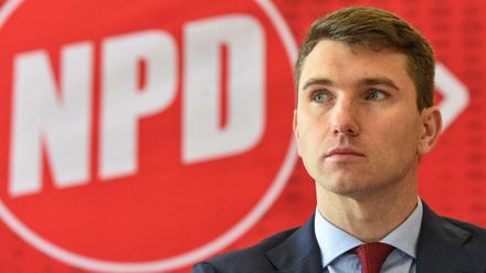 Der bisherige NPD-Pressesprecher Frank Franz wurde zum neuen Bundesvorsitzenden gewählt.