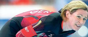 Zurück auf dem Eis. Die 42 Jahre alte Claudia Pechstein startet am Samstag in Berlin in eine weitere Eisschnelllaufsaison. 