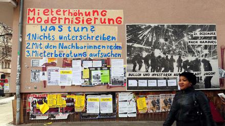Plakativ. Angesichts steigender Mieten tendiert mancher zu öffentlichen Ratschlägen.