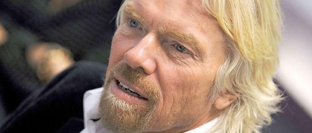Empört sich nach dem Absturz von SpaceShipTwo über die Presse: Richard Branson.