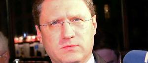 Russlands Energie-Minister Alexander Novak bei den Verhandlungen in Brüssel.