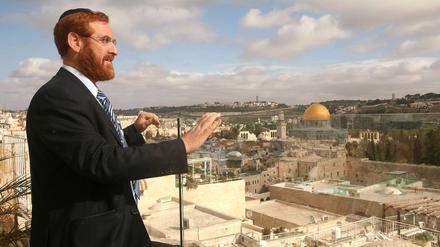 Yehuda Glick steht einer Organisation vor, die Juden bestärkt, zum Tempelberg im Osten der Stadt zu pilgern