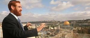 Yehuda Glick steht einer Organisation vor, die Juden bestärkt, zum Tempelberg im Osten der Stadt zu pilgern