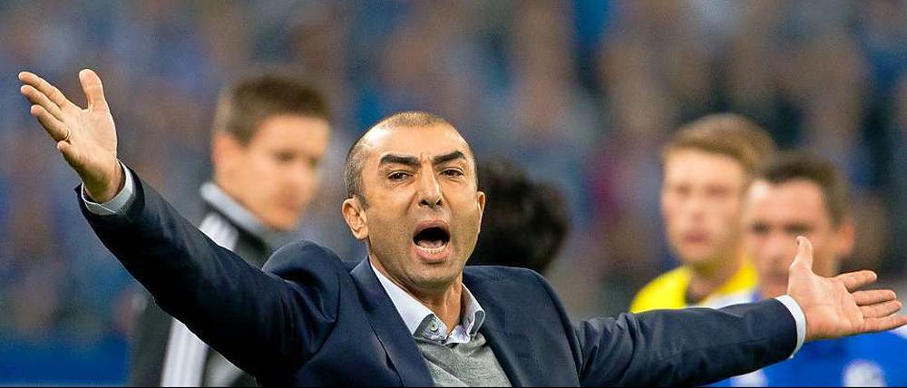 Nicht zufrieden_ Schalke-Trainer Roberto Di Matteo.