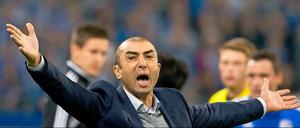 Nicht zufrieden_ Schalke-Trainer Roberto Di Matteo.