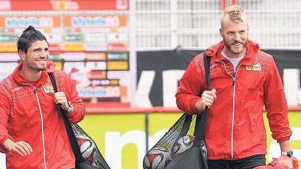 Im Abseits. Özbek (l.) und Nemec haben bei Union keine Zukunft mehr. Foto: Imago