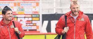 Im Abseits. Özbek (l.) und Nemec haben bei Union keine Zukunft mehr. Foto: Imago